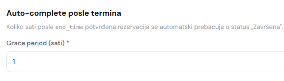 Dodatna podešavanja
